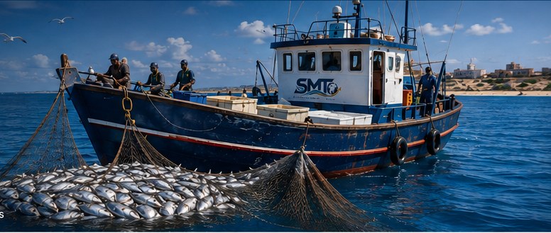 Somali Marine Trade — fresh catch, boats, and the Somali coast